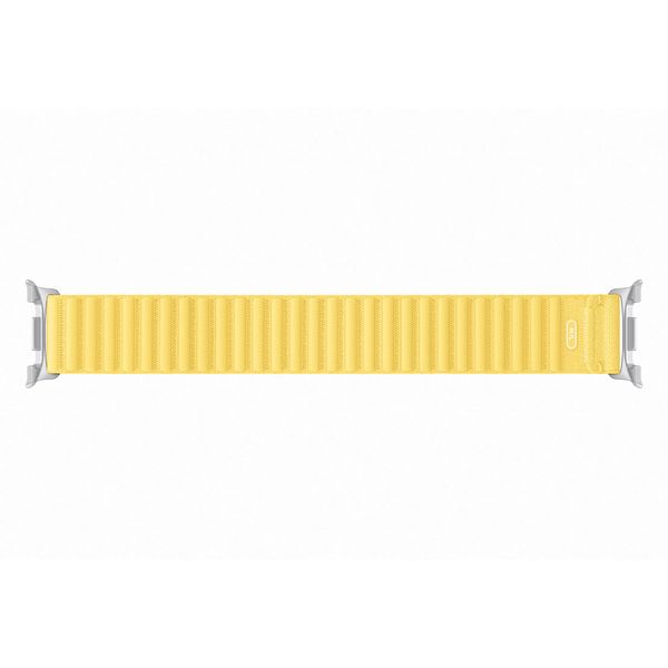 Samsung Original Fabric Armband für  Samsung Galaxy Watch 9 (40/44mm) / Watch 8 (40/44mm) / Classic (46mm) - Größe M/L - Gelb