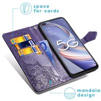 imoshion Mandala Klapphülle Oppo Reno4 Z 5G - Violett