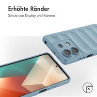 imoshion EasyGrip Back Cover für das Xiaomi Redmi Note 13 (5G) - Hellblau