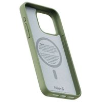 Njorð Collections Wildleder Comfort+ Case MagSafe für das iPhone 15 Pro Max - Olive