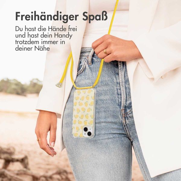 imoshion Design Hülle mit Band Apple iPhone 15 - Citrus Dream