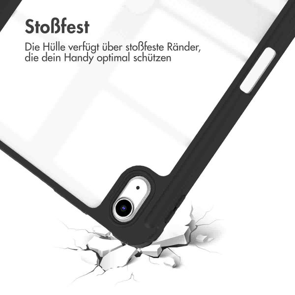 imoshion Trifold Hardcase Klapphülle Apple iPad 11 (2025) 11 Zoll A16 / iPad 10 (2022) 10.9 Zoll - Schwarz