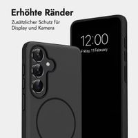 imoshion Color Backcover mit Thin MagSafe Ring Samsung Galaxy S25 / S24 - Schwarz