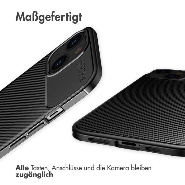 imoshion Carbon-Hülle für das iPhone 13 Mini - Schwarz