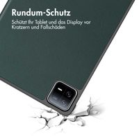 imoshion Trifold Klapphülle für das Xiaomi Pad 6 / 6 Pro - Dunkelgrün