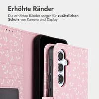 imoshion Design Klapphülle Samsung Galaxy A35 - Pink Bazaar Flowers