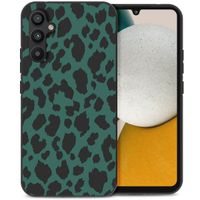 imoshion Design Hülle für das Samsung Galaxy A34 (5G) - Leopard - Grün / Schwarz