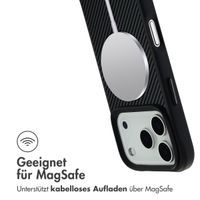 imoshion Rugged Hybrid Carbon Case mit MagSafe Apple iPhone 17 Pro - Schwarz