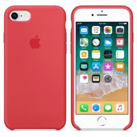 Apple Silikon-Case Apple iPhone SE (2022 / 2020) / 8 / 7 - Red Raspberry