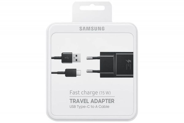 Samsung Fast Charging Adapter 15W + USB-C auf USB-Kabel