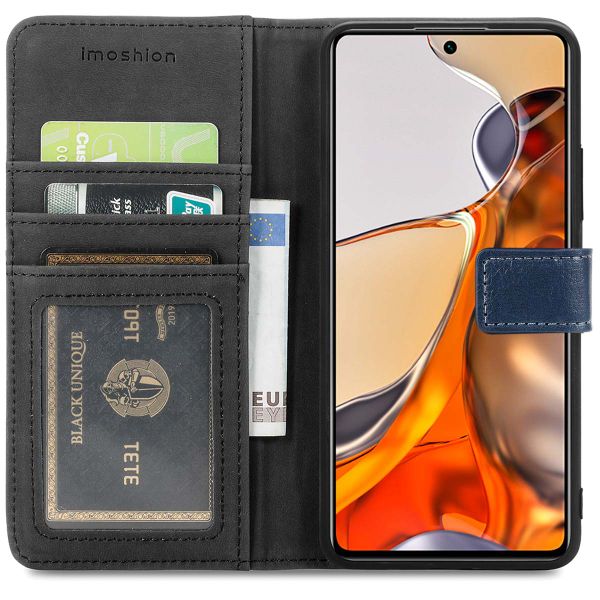 imoshion Luxuriöse Klapphülle Xiaomi 11T (Pro) - Dunkelblau