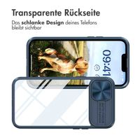 imoshion Back Cover mit Kameraschieber für das iPhone 14 - Dunkelblau