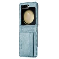 imoshion Luxuriöse Klapphülle Samsung Galaxy Z Flip 7 FE - Hellblau