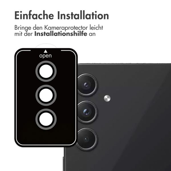 imoshion 2er-Pack Objektivschutz für Kamera für das Samsung Galaxy A55 - Schwarz