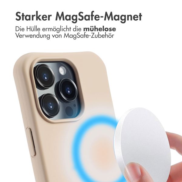 imoshion Color Backcover mit abtrennbarem Band MagSafe für das iPhone 16 Pro - Nude