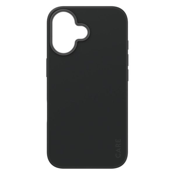 CARE by PanzerGlass Fashion Back Cover MagSafe für das iPhone 16 - Schwarz