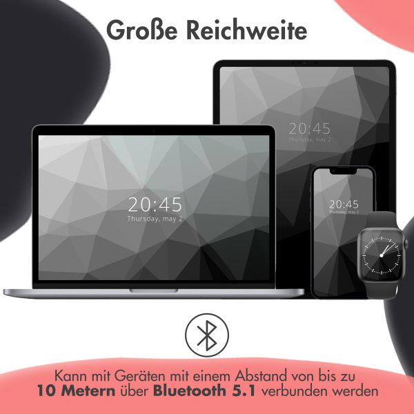 imoshion Kabellose Kinderkopfhörer Dino LED Light - Dezibelbegrenzer - Mit AUX-Kabel - Black / Red