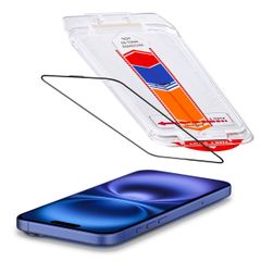 Accezz Gehärteter Glas-Schutz + Applikator Apple iPhone 16 Plus / 15 Plus