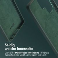 Accezz MagSafe Leather Backcover Samsung Galaxy S26 Ultra - Cedar Green