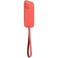 Apple Ledersleeve MagSafe für das Apple iPhone 12 (Pro) - Pink Citrus
