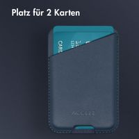 Accezz Leather Cardholder MagSafe - Kartenhalter mit MagSafe - Nightfall Blue