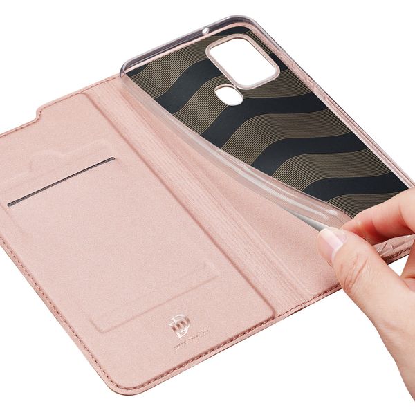 Dux Ducis Slim TPU Klapphülle Roségold für das Samsung Galaxy A21s