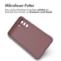 imoshion EasyGrip Back Cover für das Samsung Galaxy S21 FE - Violett