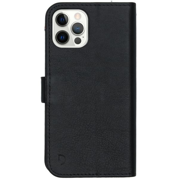 Decoded 2 in 1 Leather Klapphülle für das Apple iPhone 12 (Pro) - Schwarz