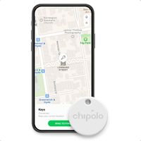 Chipolo ONE Point – Bluetooth-Tracker für Android – 4 Pack – Weiß