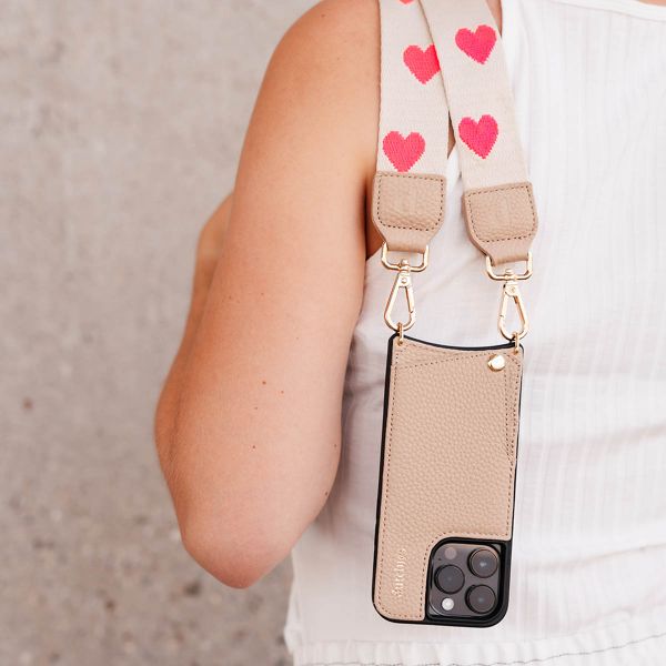 Dutchies Phone Strap - Verstellbare Universal-Telefonkordel - Cupido / Beige