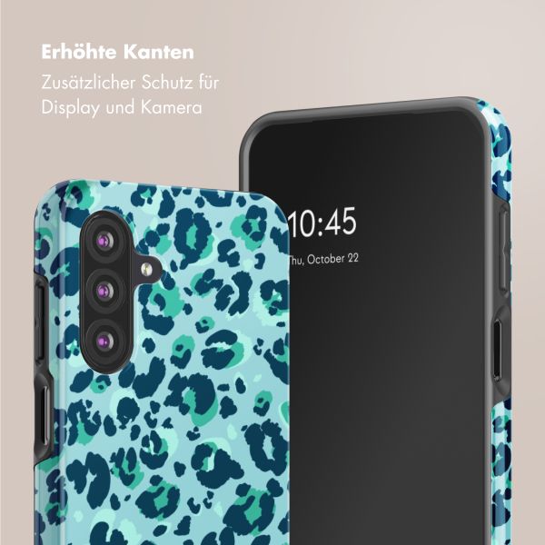 Selencia Vivid Back Cover Samsung Galaxy A26 - Wild Spots Light Blue