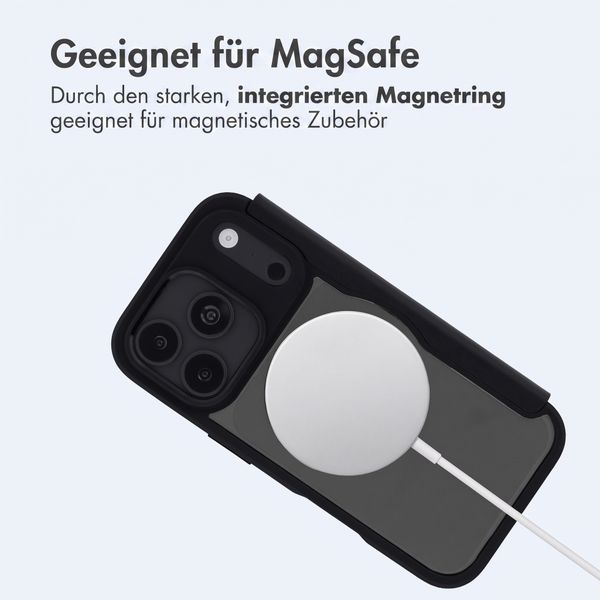 imoshion Transparente Bookcase mit MagSafe Apple iPhone 18 Pro / 17 Pro - Schwarz