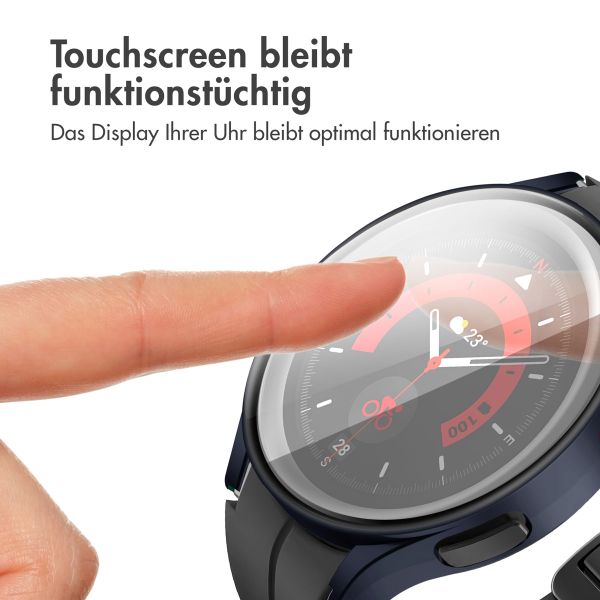 imoshion Full Cover Hard Case für das Samsung Galaxy Watch 4 40 mm - Dunkelblau