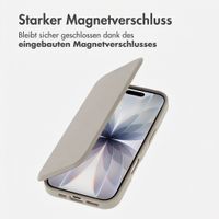 imoshion Transparente Bookcase mit MagSafe Apple iPhone 17 - Beige