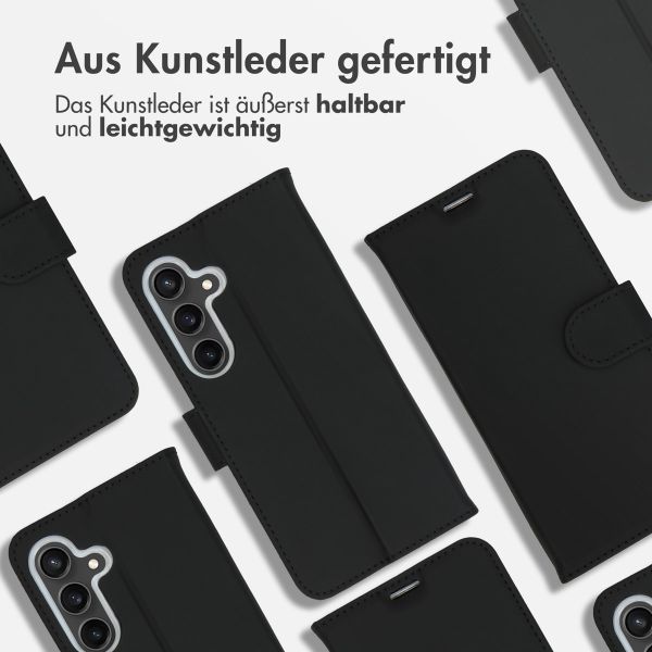 Accezz Wallet TPU Klapphülle Samsung Galaxy S24 - Schwarz