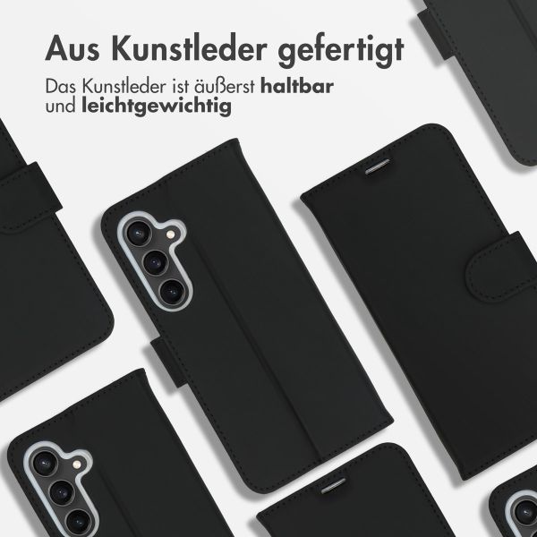 Accezz Wallet TPU Klapphülle für das Samsung Galaxy S24 - Schwarz