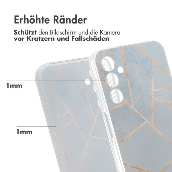 imoshion Design Hülle Samsung Galaxy A25 (5G) - Blue Graphic