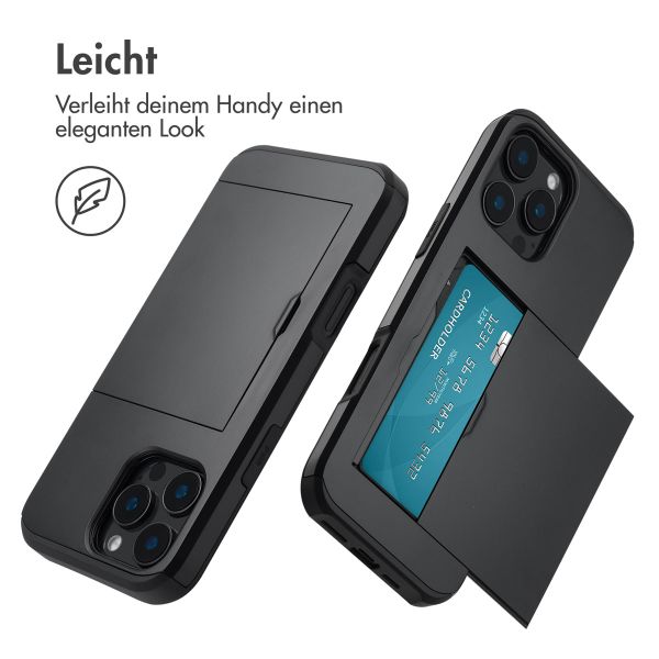 imoshion Backcover mit Kartenfach Apple iPhone 16 Pro Max - Schwarz