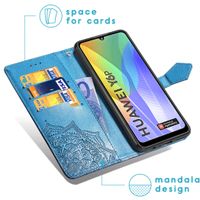 imoshion Mandala Klapphülle Huawei Y6p - Türkis