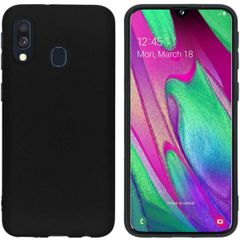 imoshion Color TPU Hülle Schwarz für Samsung Galaxy A40