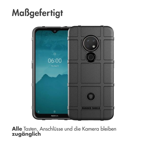 imoshion Rugged Shield Backcover für das Nokia 6.2 / Nokia 7.2 - Schwarz