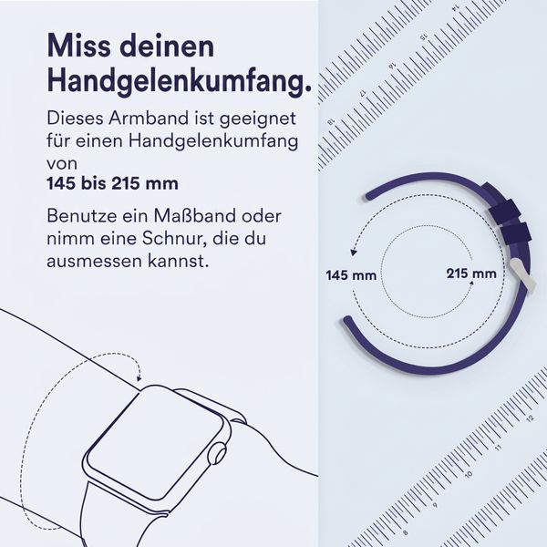 imoshion Ocean Silikonarmband für das  Samsung Galaxy Watch 8 (40/44mm) / Classic (46mm) - Polarstern