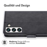 imoshion Luxuriöse Klapphülle Samsung Galaxy S22 - Schwarz