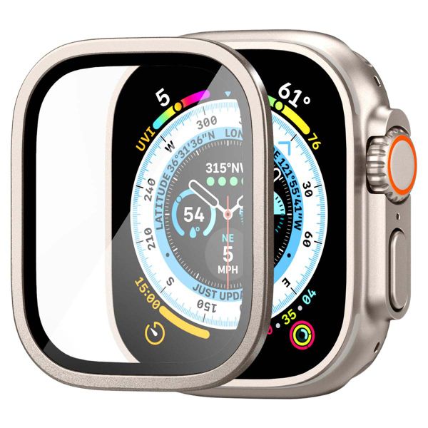 Spigen Glas.tR Slim Pro Displayschutzfolie für das Apple Watch Ultra 1 / 2 - 49 mm - Titaniun