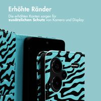 imoshion Design Klapphülle Xiaomi Redmi Note 13 Pro Plus (5G) - Black Blue Stripes