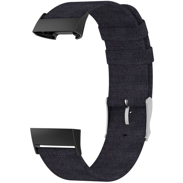 imoshion Nylonarmband für das  Fitbit Charge 3 / 4 - Schwarz