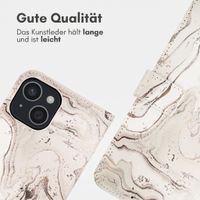 imoshion Design Klapphülle Apple iPhone 15 - Sandy Marble
