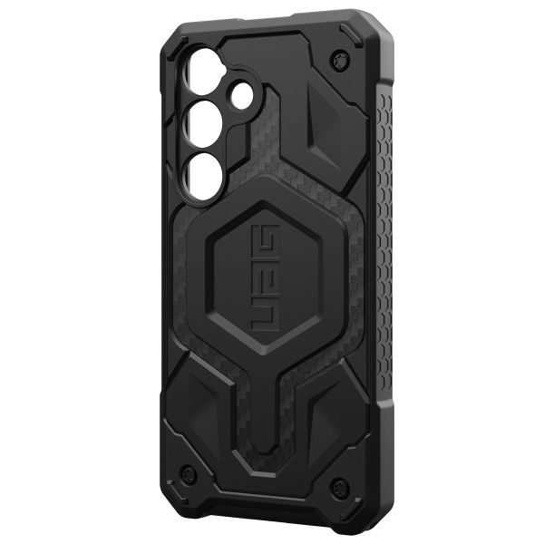 UAG Monarch Backcover für das Samsung Galaxy S24 - Carbon Fiber