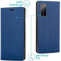 imoshion Slim Folio Klapphülle Samsung Galaxy S20 FE - Dunkelblau