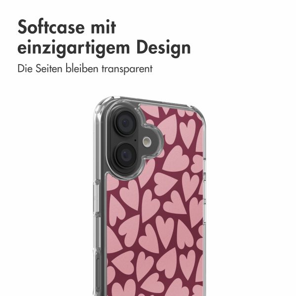imoshion Design Hülle Apple iPhone 16 - Hearty Blush